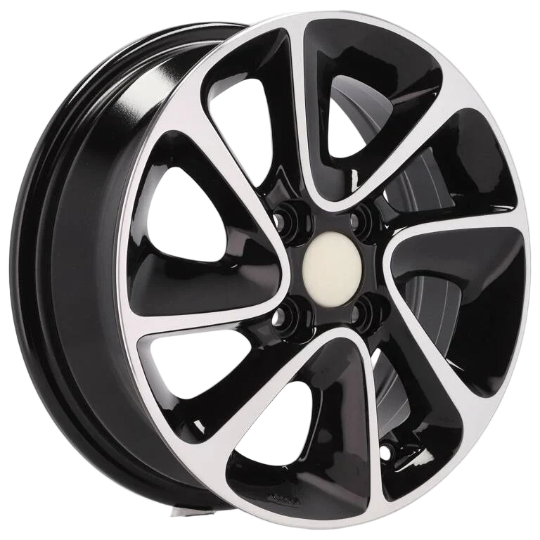 Alu kola pro Hyundai B5387 5x14 4x100 ET41 Black Polished | Wheelsup.cz