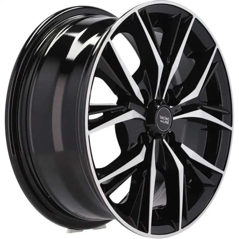 Alu kola Racing Line B5400 6x14 4x100 ET40 60.1 Black Polished | Wheelsup.cz