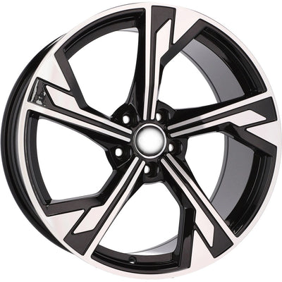 Alu kola pro Audi B5419 7.5x17 5x112 ET40 66.6 Black Polished | Wheelsup.cz