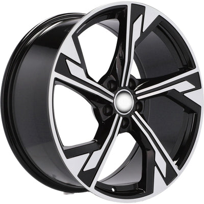 Alu kola pro Audi B5419 7.5x17 5x112 ET40 66.6 Black Polished | Wheelsup.cz