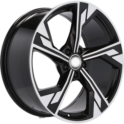 Alu kola pro Audi B5419 8.5x19 5x112 ET32 66.6 Black Polished | Wheelsup.cz