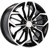 Alu kola pro Ford B5433 6.5x16 5x108 ET50 63.4 Black Polished