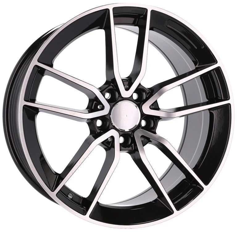 Alu kola pro Mercedes B5461 8x19 5x112 ET43 66.6 Black Polished | Wheelsup.cz