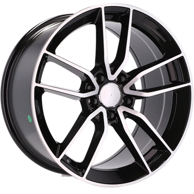 Alu kola pro Mercedes B5461 8x18 5x112 ET43 66.6 Black Polished | Wheelsup.cz