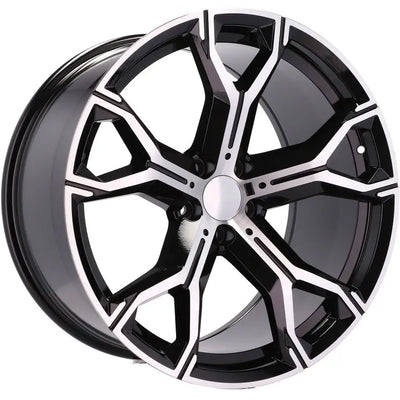 Alu kola pro BMW B5498 11x22 5x120 ET37 74.1 Black Polished | Wheelsup.cz