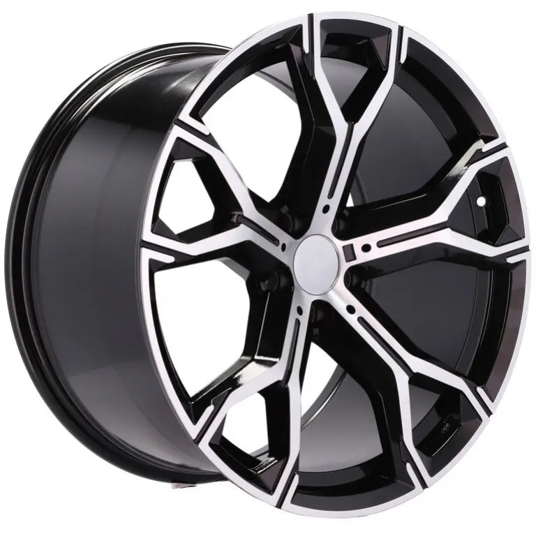 Alu kola pro BMW B5498 10x22 5x120 ET40 74.1 Black Polished | Wheelsup.cz