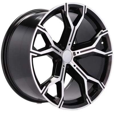Alu kola pro BMW B5498 11x22 5x120 ET37 74.1 Black Polished | Wheelsup.cz