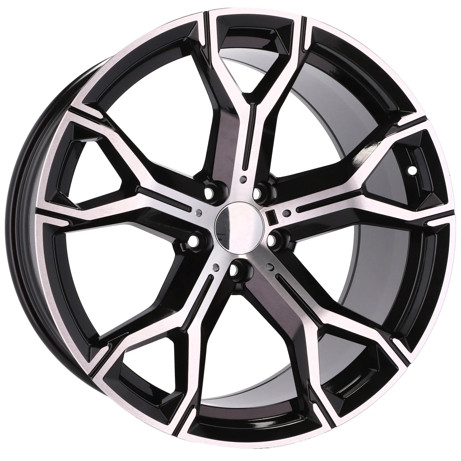 Alu kola pro BMW B5498 10x22 5x120 ET40 74.1 Black Polished