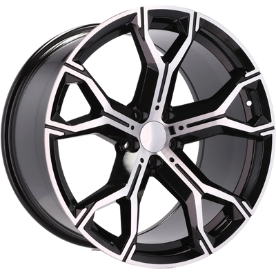 Alu kola pro BMW B5498 9x20 5x112 ET35 66.6 Black Polished | Wheelsup.cz