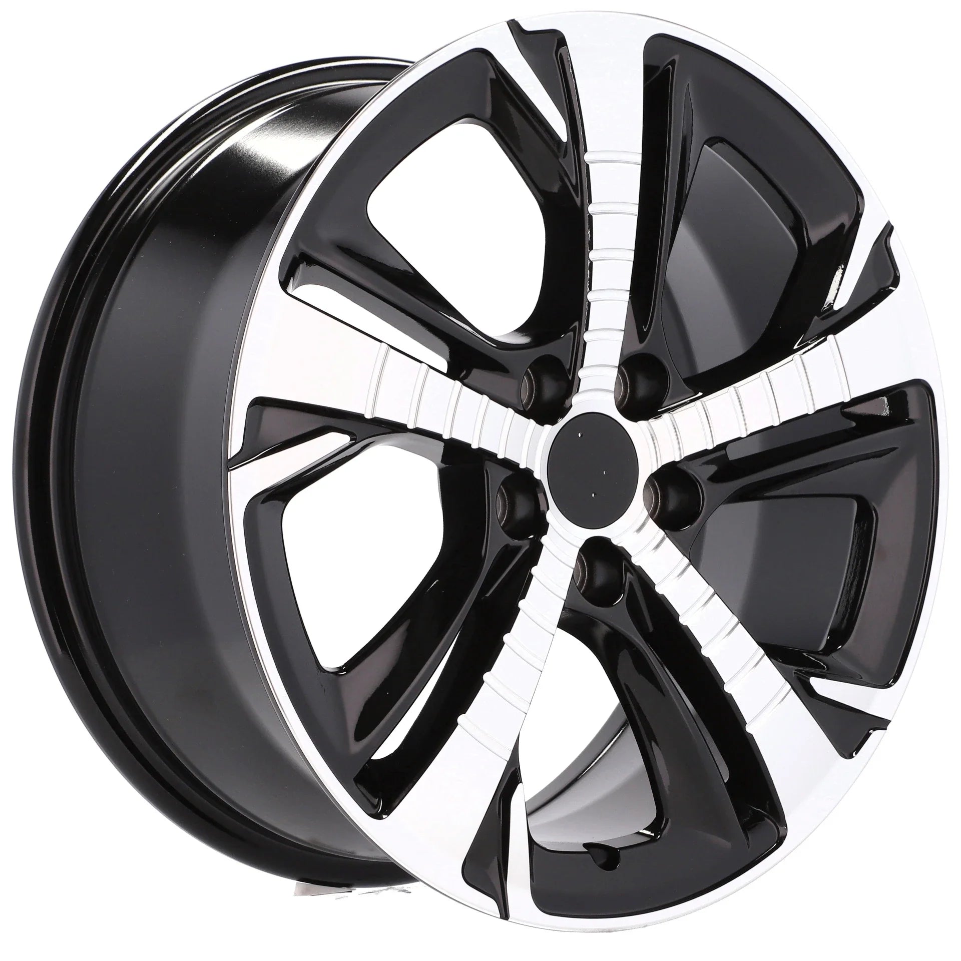 Alu kola pro Peugeot B5514 7x16 5x108 ET40 65.1 Black Polished | Wheelsup.cz