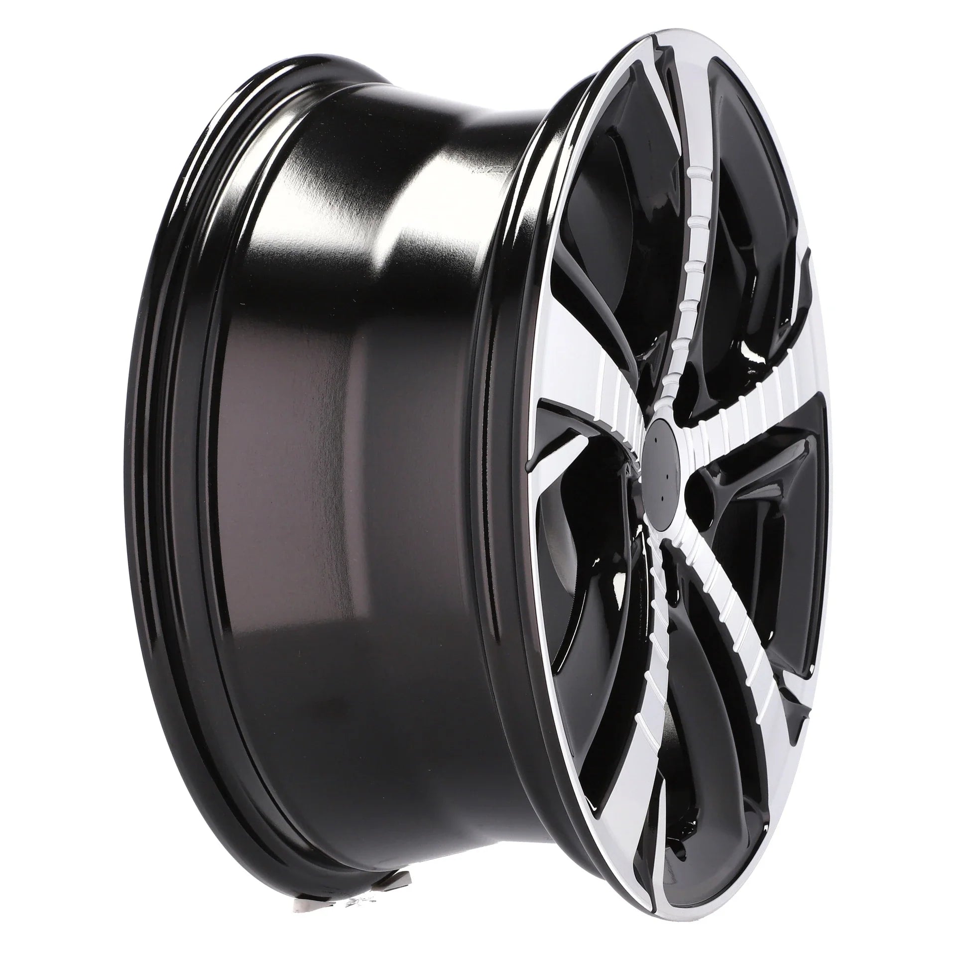 Alu kola pro Peugeot B5514 7x16 5x108 ET40 65.1 Black Polished | Wheelsup.cz