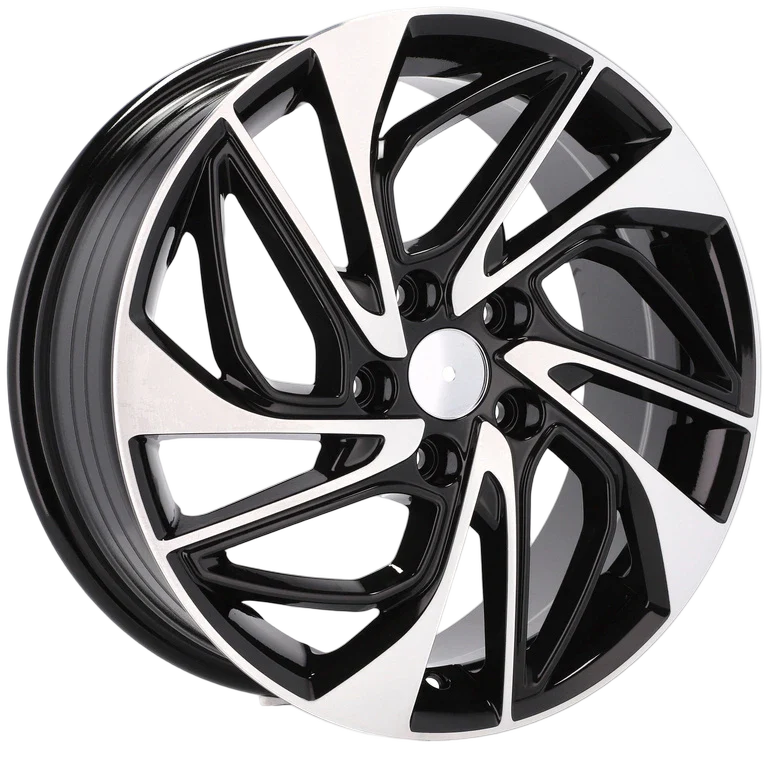 Alu kola pro Hyundai B5518 7.5x18 5x114.3 ET51 67.1 Black Polished | Wheelsup.cz