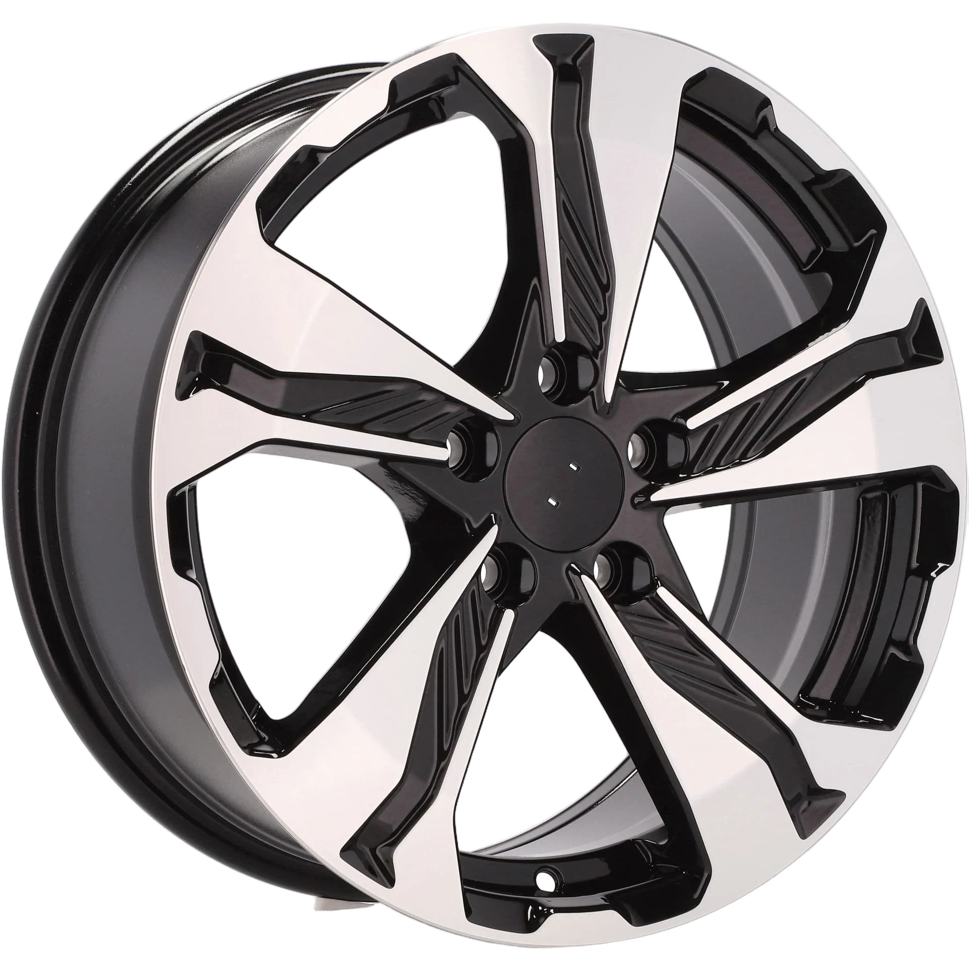 Alu kola pro Honda B5520 7.5x17 5x114.3 ET45 64.1 Black Polished | Wheelsup.cz
