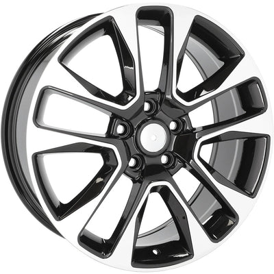 Alu kola pro Jeep B5536 8x20 5x127 ET50 71.6 Black Polished | Wheelsup.cz