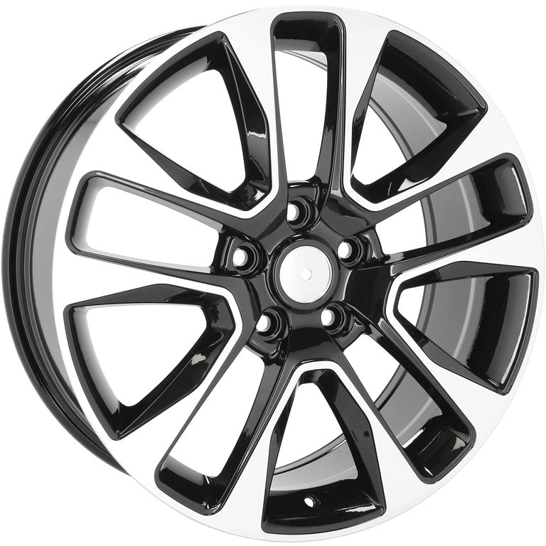 Alu kola pro Jeep B5536 8x20 5x127 ET50 71.6 Black Polished | Wheelsup.cz