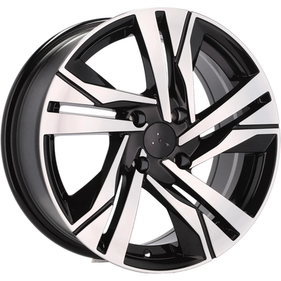 Alu kola pro Peugeot B5543 7x16 4x108 ET32 Black Polished | Wheelsup.cz
