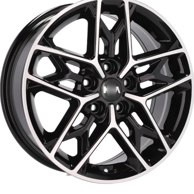 Alu kola pro Kia B5567 7.5x18 5x114.3 ET48 67.1 Black Polished | Wheelsup.cz
