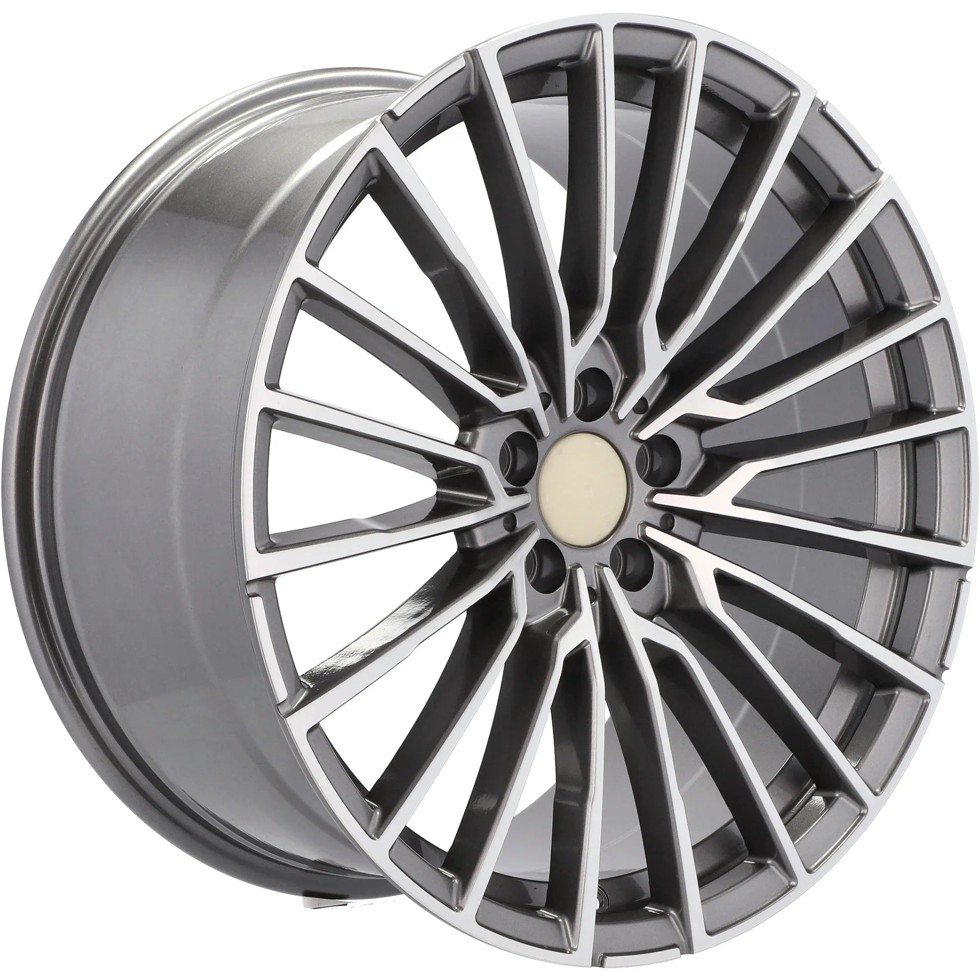 Alu kola pro BMW B5569 10x20 5x112 ET41 66.6 Grey Polished