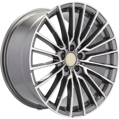 Alu kola pro BMW B5569 10x21 5x112 ET41 66.6 Grey Polished