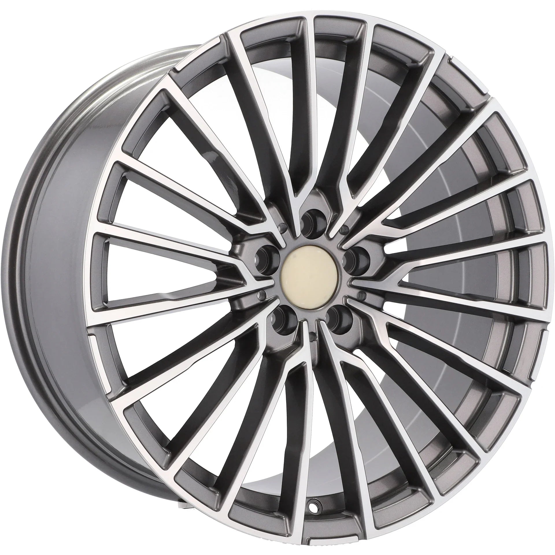 Alu kola pro BMW B5569 8.5x21 5x112 ET25 66.6 Grey Polished | Wheelsup.cz