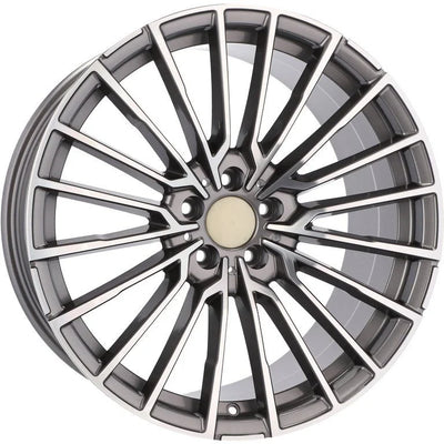 Alu kola pro BMW B5569 8.5x21 5x112 ET25 66.6 Grey Polished | Wheelsup.cz