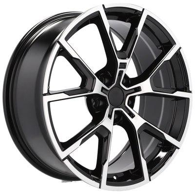 Alu kola pro BMW B5601 8x19 5x112 ET27 66.6 Black Polished | Wheelsup.cz
