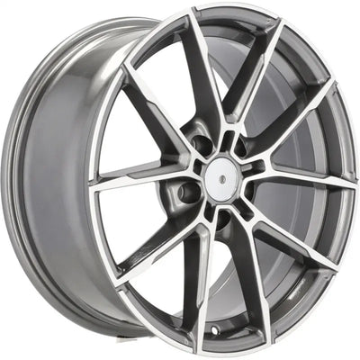 Alu kola pro BMW B5601 7.5x17 5x112 ET27 66.6 Grey Polished | Wheelsup.cz