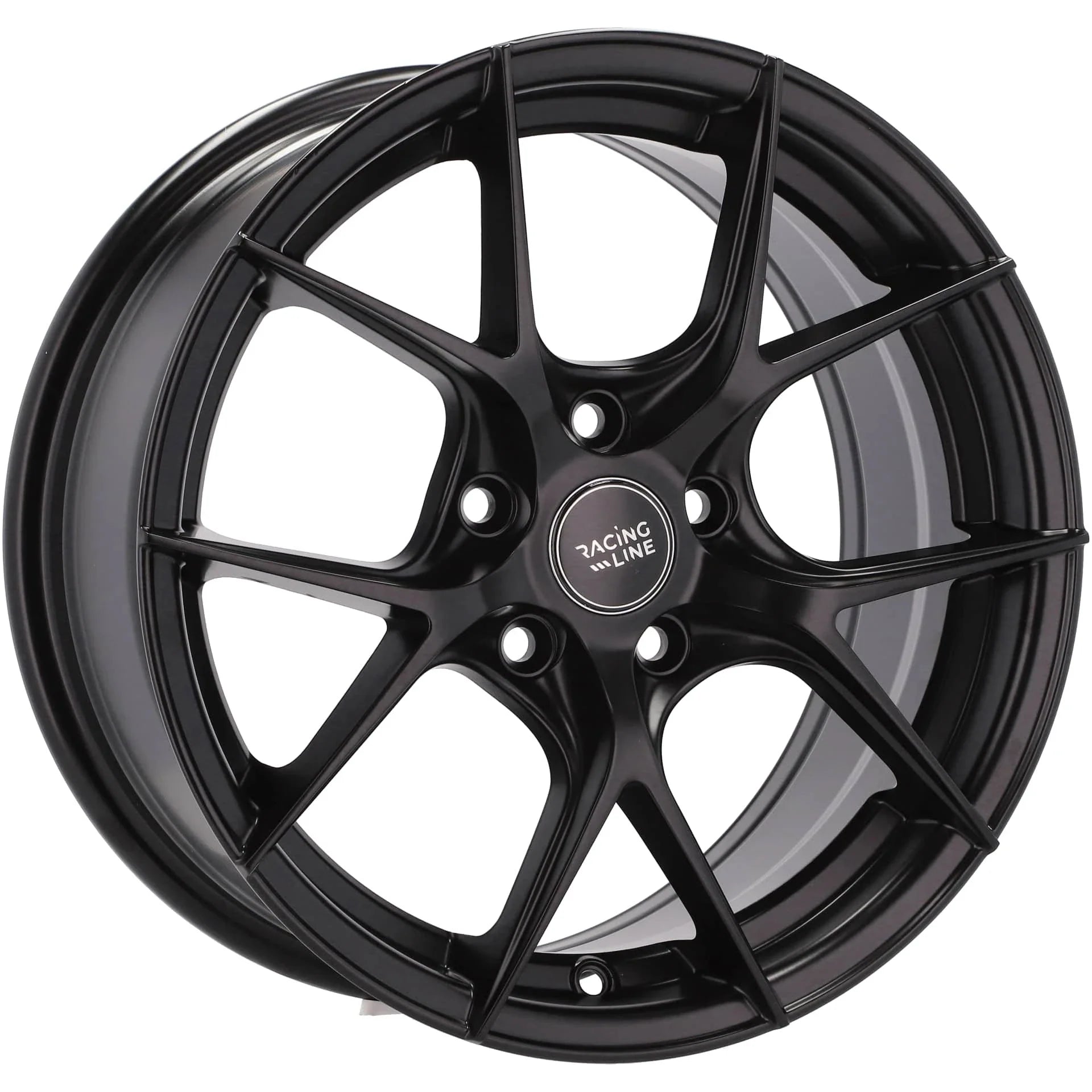 Alu kola pro Racing Line B5713 7x16 5x108 ET44 Black Half Matt | Wheelsup.cz