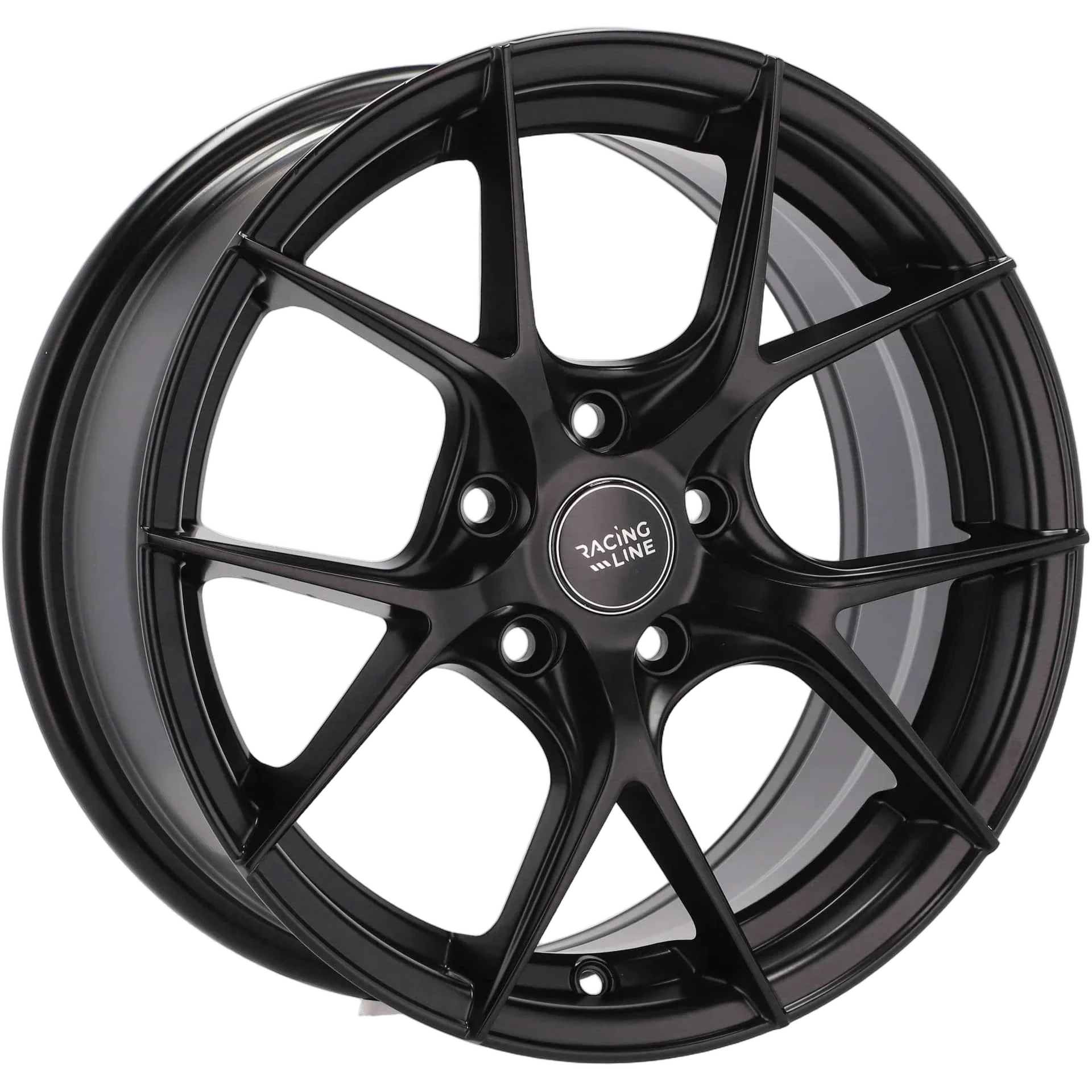 Alu kola pro Racing Line B5713 7x16 5x108 ET44 Black Half Matt | Wheelsup.cz