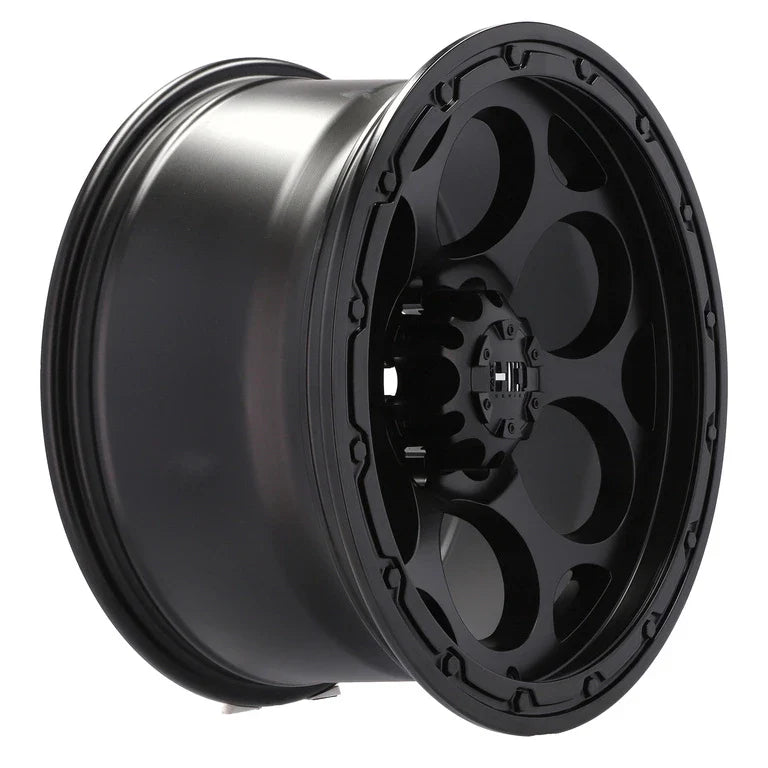 Alu kola pro Offroad B5748 9x18 6x139.7 ET-20 110.1 Black Half Matt | Wheelsup.cz