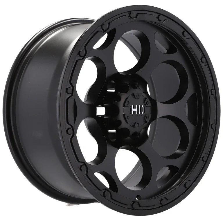 Alu kola pro Offroad B5748 9x18 6x139.7 ET-20 110.1 Black Half Matt | Wheelsup.cz