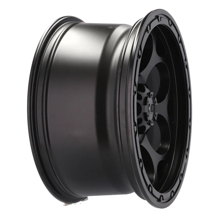 Alu kola pro Offroad B5748 9x18 6x139.7 ET-20 110.1 Black Half Matt | Wheelsup.cz