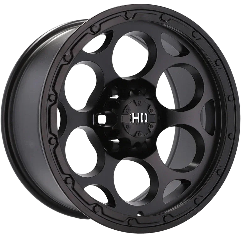 Alu kola pro Offroad B5748 9x18 6x139.7 ET-20 110.1 Black Half Matt | Wheelsup.cz
