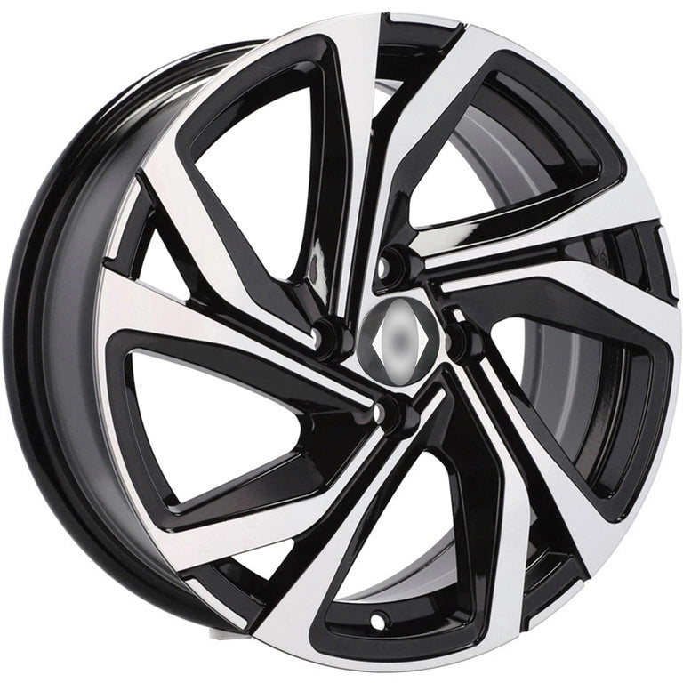 Alu kola pro Racing Line B5762 6x15 5x112 ET45 66.6 Black Polished