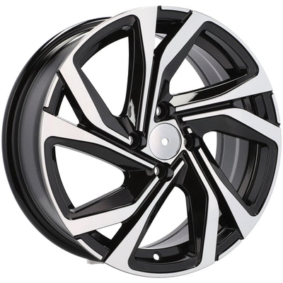 Alu kola pro Renault B5762 6.5x16 4x100 ET37 60.1 Black Polished | Wheelsup.cz