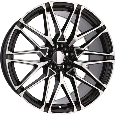 Alu kola pro BMW B5771 10.5x20 5x112 ET40 66.6 Black Polished | Wheelsup.cz