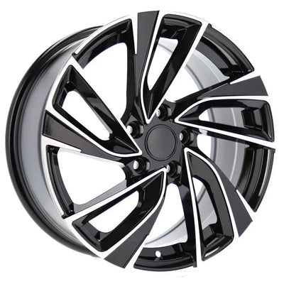 Alu kola pro Volkswagen B5772 7x17 5x100 ET45 57.1 Black Polished | Wheelsup.cz