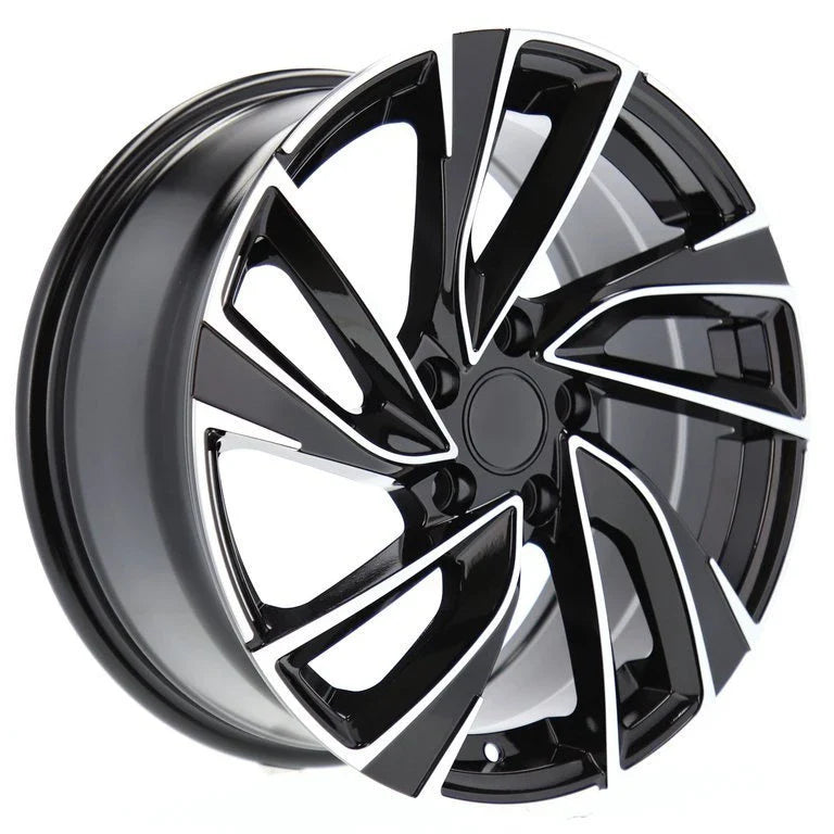 Alu kola pro Volkswagen B5772 7x17 5x112 ET45 57.1 Black Polished | Wheelsup.cz