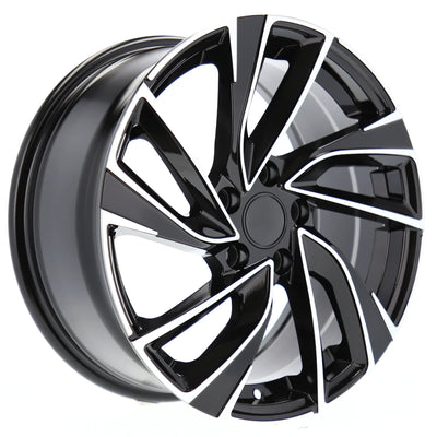 Alu kola pro Volkswagen B5772 7.5x19 5x112 ET45 57.1 Black Polished | Wheelsup.cz