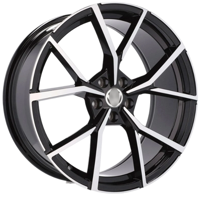 Alu kola pro Volkswagen B5801 8x18 5x112 ET41 57.1 Black Polished | Wheelsup.cz