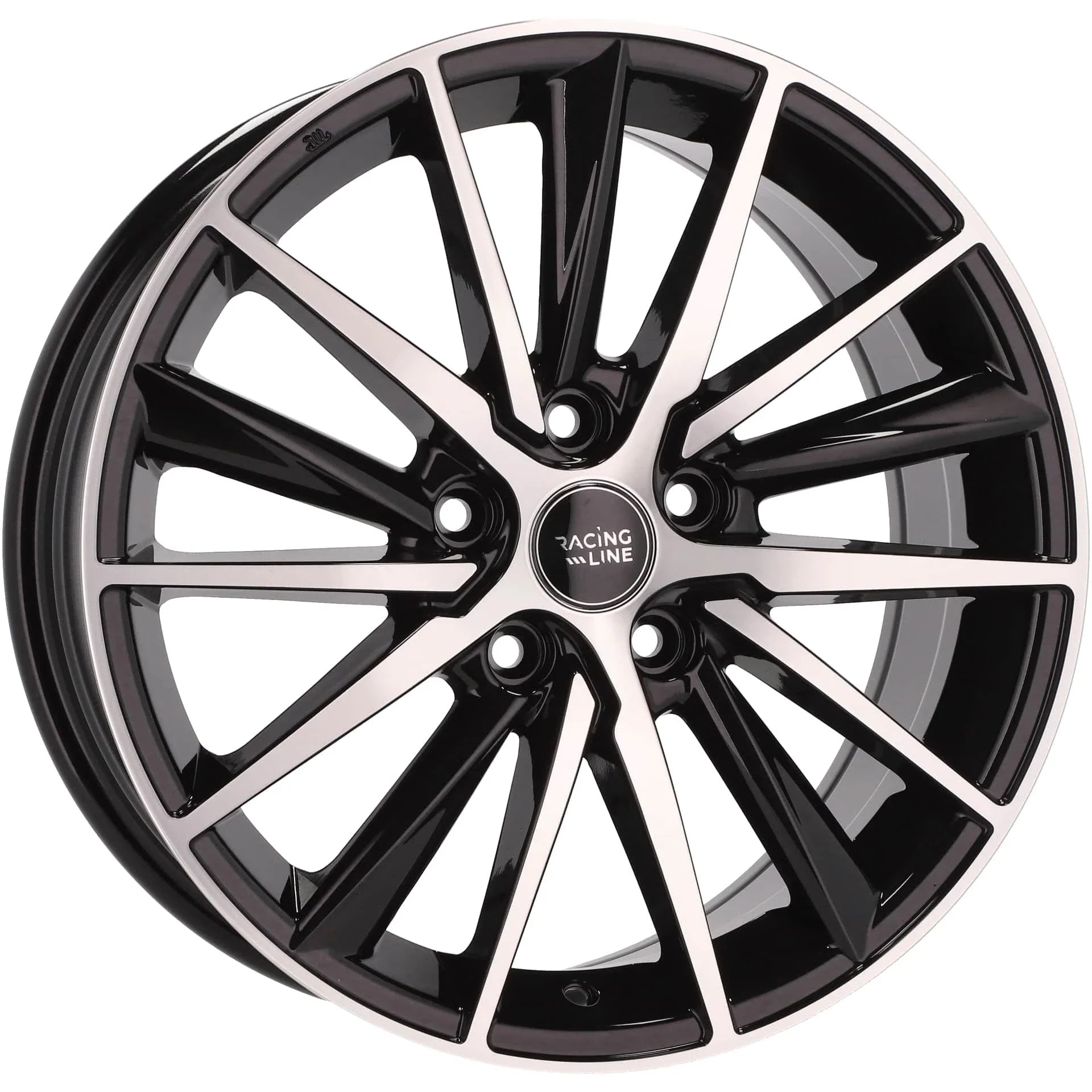 Alu kola Racing Line B5809 7x17 5x114.3 ET45 67.1 Black Polished | Wheelsup.cz