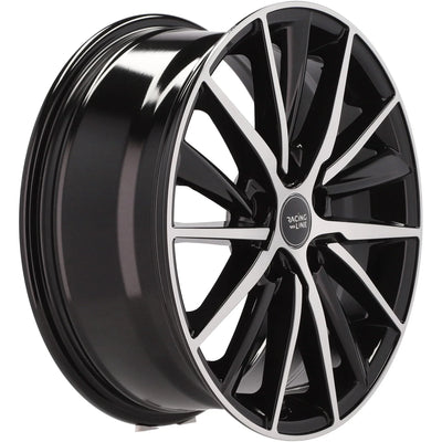 Alu kola Racing Line B5809 7x17 5x114.3 ET45 67.1 Black Polished | Wheelsup.cz
