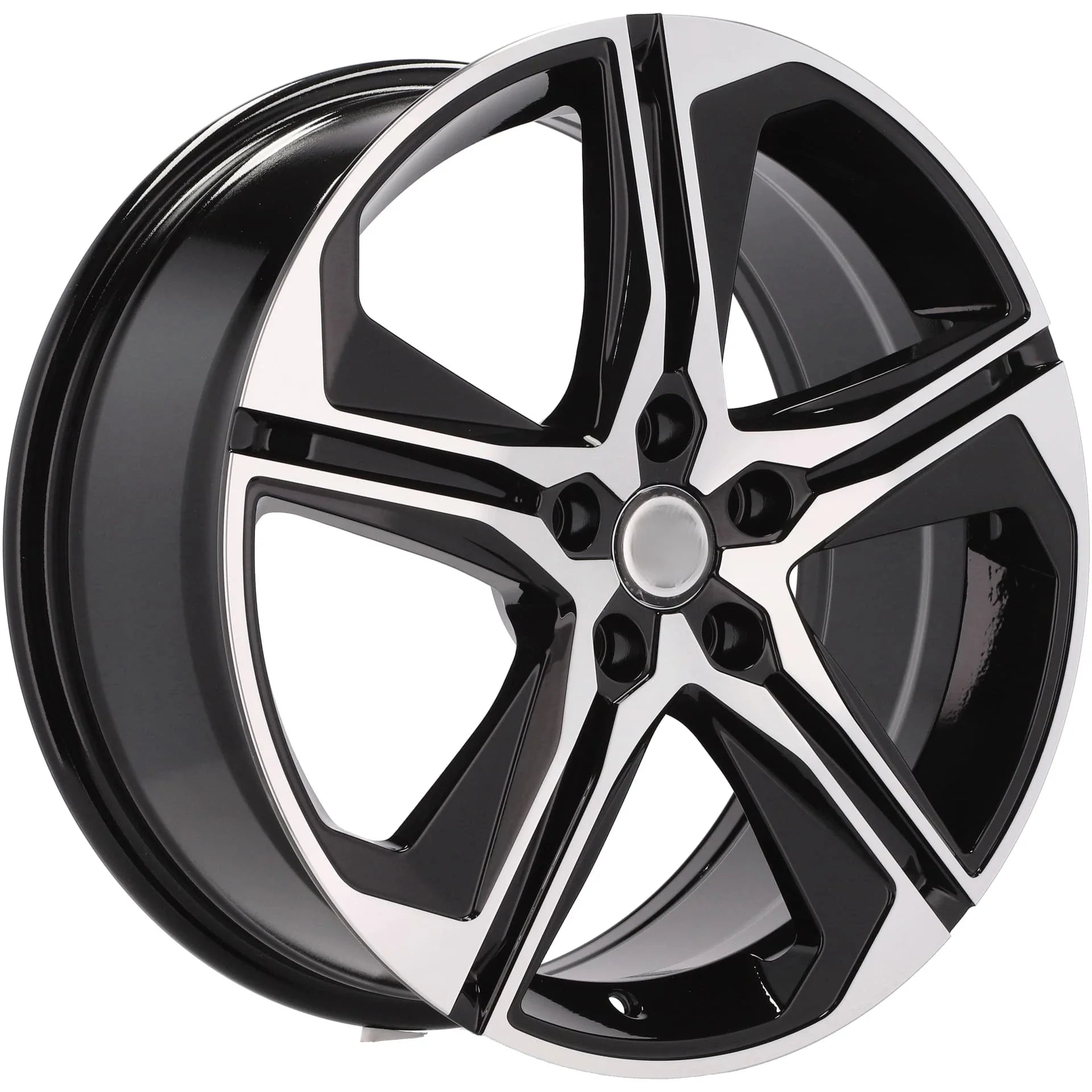 Alu kola pro Seat B5817 7.5x18 5x112 ET46 57.1 Black Polished | Wheelsup.cz