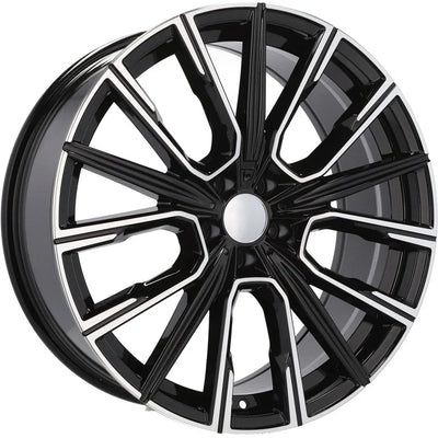 Alu kola pro BMW B5836 9.5x19 5x112 ET39 66.6 Black Polished | Wheelsup.cz
