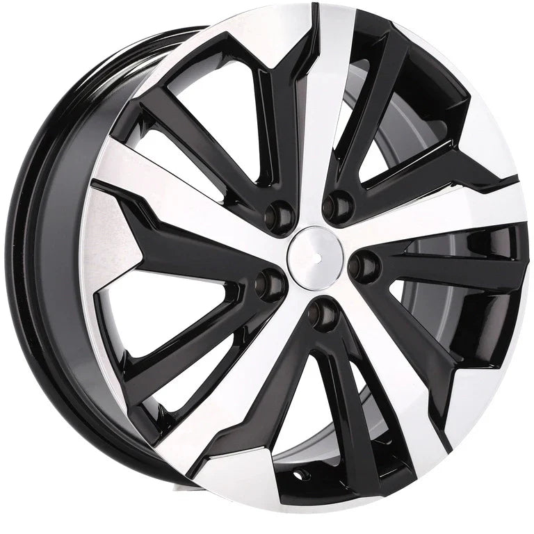 Alu kola pro Peugeot B5837 7x16 5x108 ET44 65.1 Black Polished | Wheelsup.cz