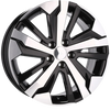 Alu kola pro Peugeot B5837 7x17 5x108 ET42 65.1 Black Polished