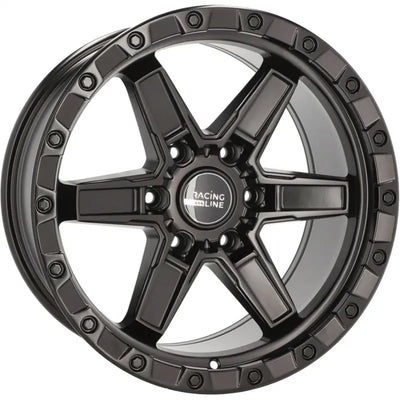 Alu kola pro Offroad B5840 9x18 6x139.7 ET10 110.1 Black Half Matt | Wheelsup.cz
