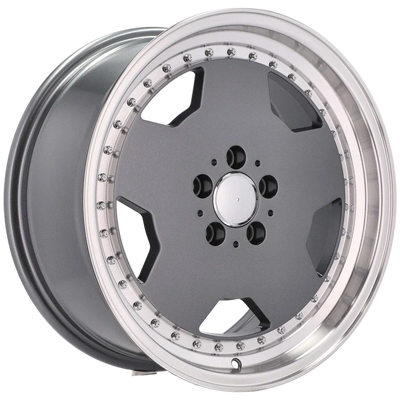 Alu kola pro Mercedes B5852 8x18 5x112 ET35 66.6 Graphite & Polished Lip | Wheelsup.cz