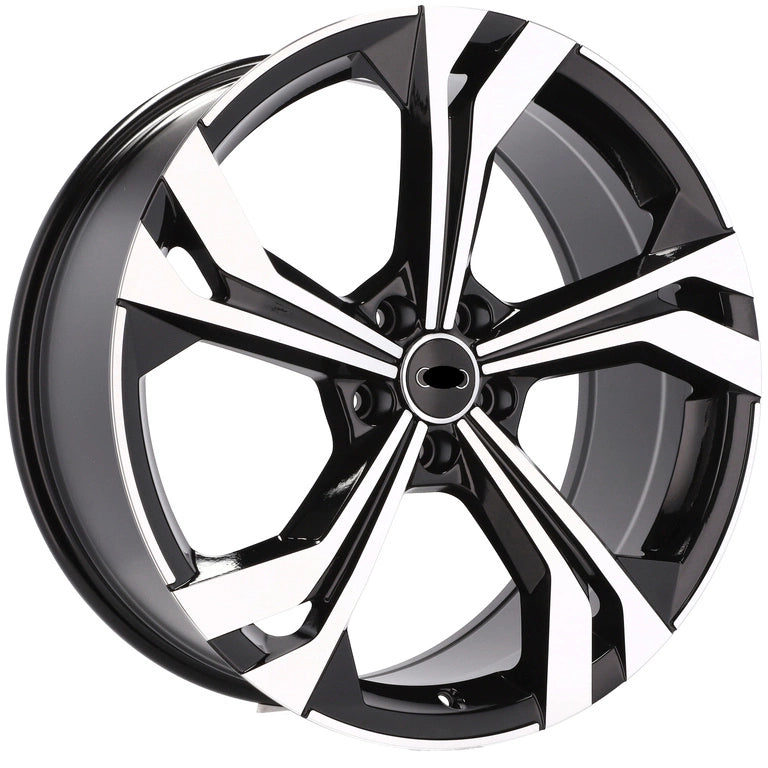 Alu kola pro Audi B5873 8.5x20 5x112 ET38 66.6 Black Polished | Wheelsup.cz
