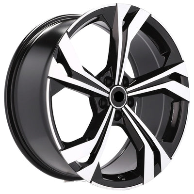 Alu kola pro Audi B5873 8.5x20 5x112 ET38 66.6 Black Polished | Wheelsup.cz